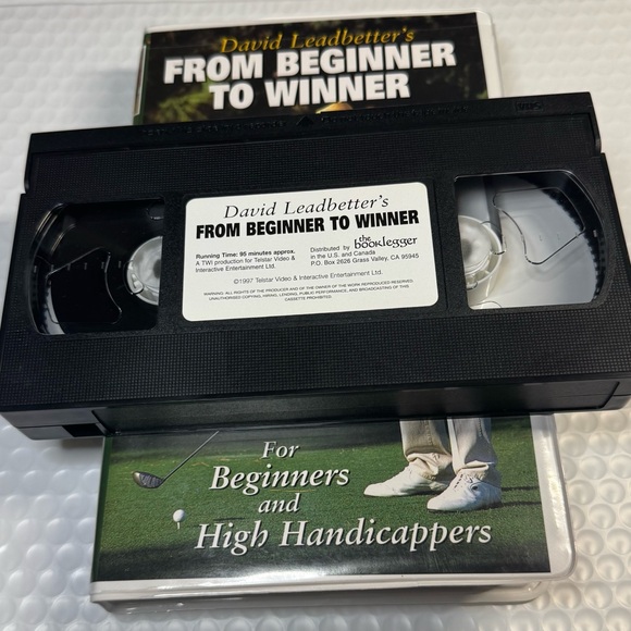 David Leadbetter's From Beginner to Winner - Golf -  VHS Video Tape. Instruction - Picture 3 of 8